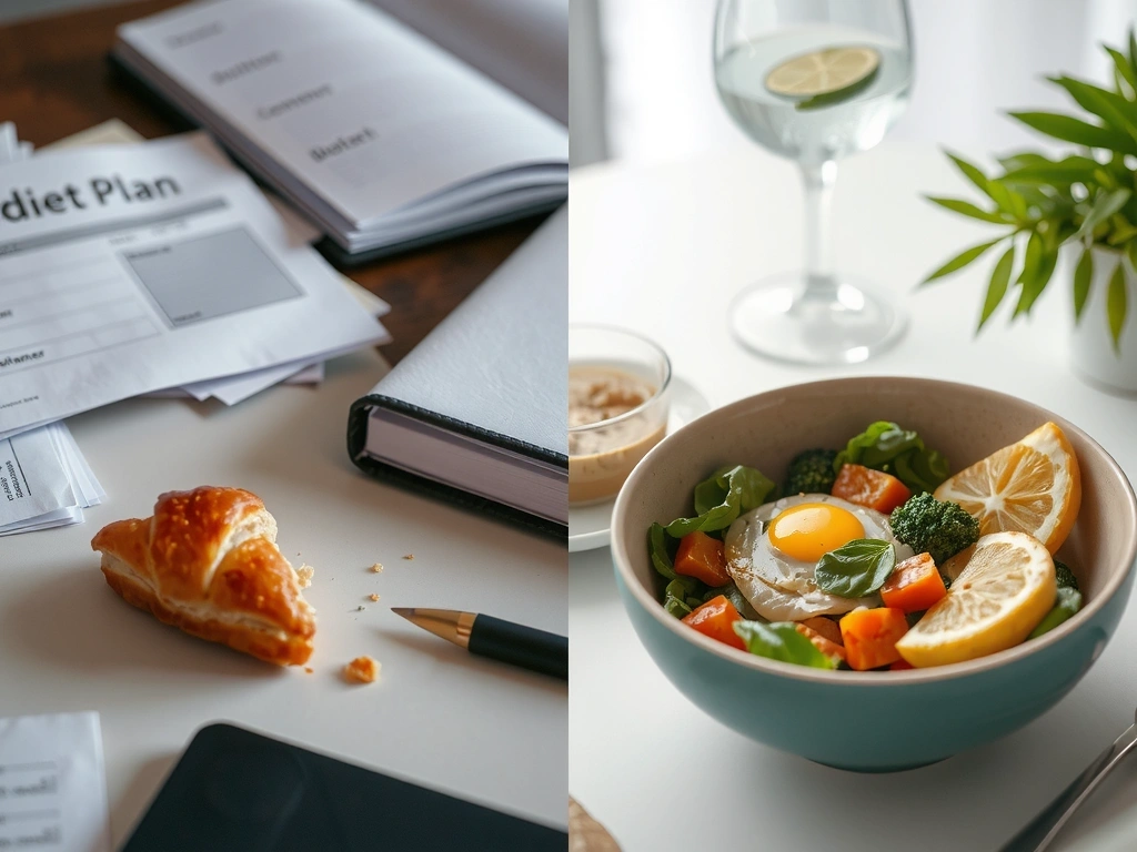 Vergelijking tussen chaos en helderheid in voeding